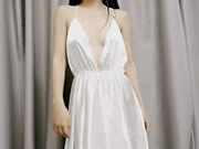 Pretty girl striptease